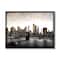 Stupell Industries New York Evening City Skyline Brooklyn Bridge Manhattan Framed Wall Art